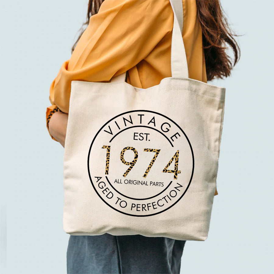 48th Birthday, Fabulous Since 1974 Turning 48 Birthday, Gifts For Women Turning 48, 48 And Fabulous Tote Bag - Birthday Gift For Her, Girl, Woman