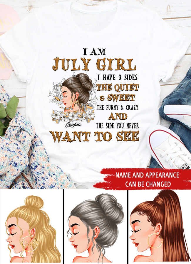 July Birthday Shirt, July Queen Custom Birthday Shirt, I&#39;m Not Old I&#39;m Classic Queens Born In July, July Birthday Shirts For Woman, July Birthday Gifts