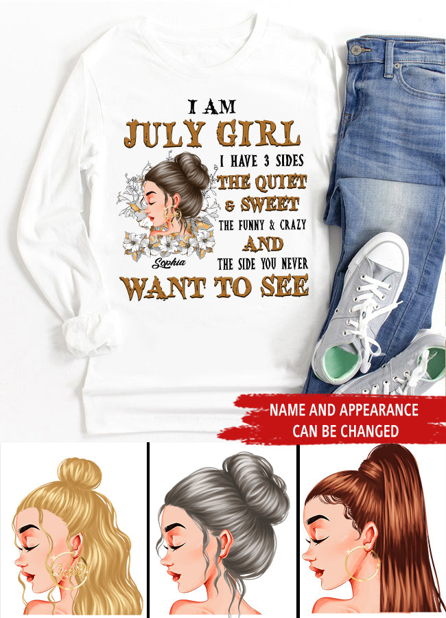 July Birthday Shirt, July Queen Custom Birthday Shirt, I&#39;m Not Old I&#39;m Classic Queens Born In July, July Birthday Shirts For Woman, July Birthday Gifts