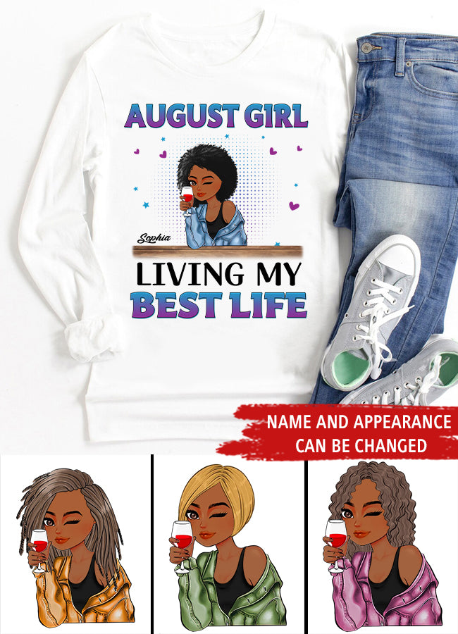 August Birthday Shirt, Custom Birthday Shirt, Queens are Born In August, August Birthday Shirts For Woman, August Birthday Gifts