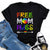 LGBT Shirts, Rainbow Pride Shirt, Free Mom Hugs Daisy Rainbow Heart LGBT Pride Month T-Shirt