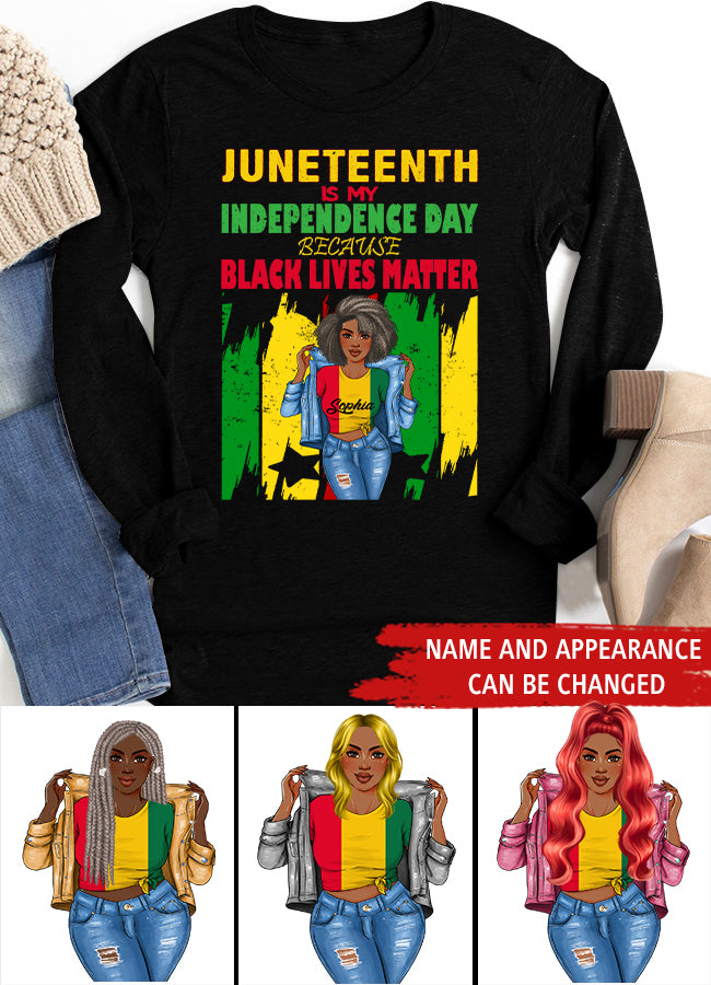 Juneteenth Shirt, Custom Juneteenth Shirt, Juneteenth Is My Independence Day Free ish since 1865 T-Shirt