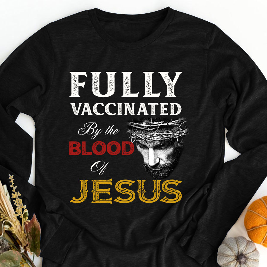 Completamente Vacunado Jesus Tshirt, Christian Shirts, Jesus Christ T Shirt, God Lover, Jesus Gift Unisex Cotton T Shirt