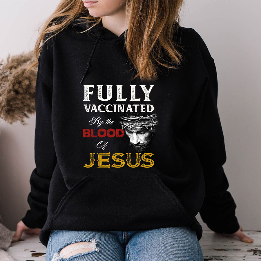 Completamente Vacunado Jesus Tshirt, Christian Shirts, Jesus Christ T Shirt, God Lover, Jesus Gift Unisex Cotton T Shirt