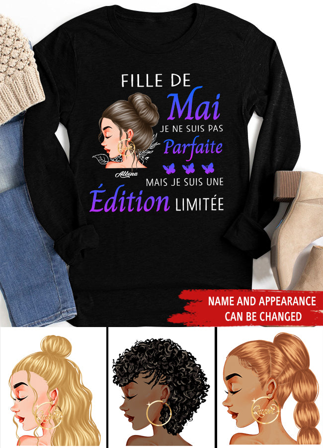 Chemise D&#39;anniversaire De Mai, Chemise D&#39;anniversaire Personnalisée, Reines Nées En Mai, Cadeaux D&#39;anniversaire De Mai, Chemises De Mai Pour Les Femmes