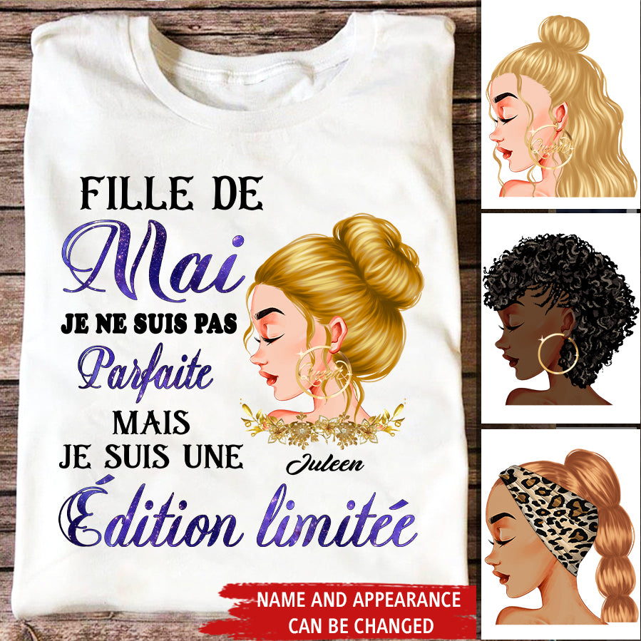 Chemise D&#39;anniversaire De Mai, Chemise D&#39;anniversaire Personnalisée, Reines Nées En Mai, Cadeaux D&#39;anniversaire De Mai, Chemises De Mai Pour Les Femmes