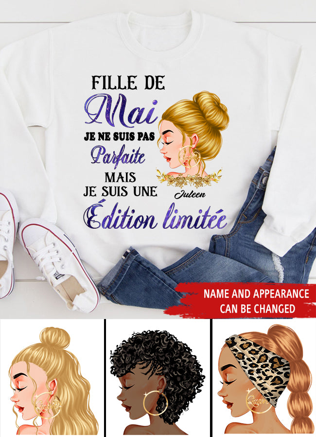 Chemise D&#39;anniversaire De Mai, Chemise D&#39;anniversaire Personnalisée, Reines Nées En Mai, Cadeaux D&#39;anniversaire De Mai, Chemises De Mai Pour Les Femmes