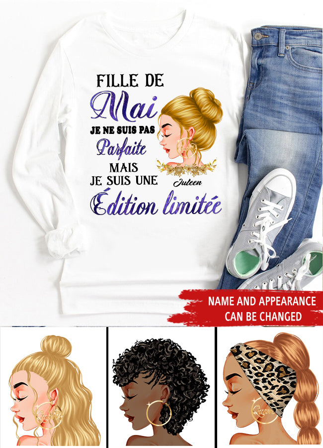 Chemise D&#39;anniversaire De Mai, Chemise D&#39;anniversaire Personnalisée, Reines Nées En Mai, Cadeaux D&#39;anniversaire De Mai, Chemises De Mai Pour Les Femmes