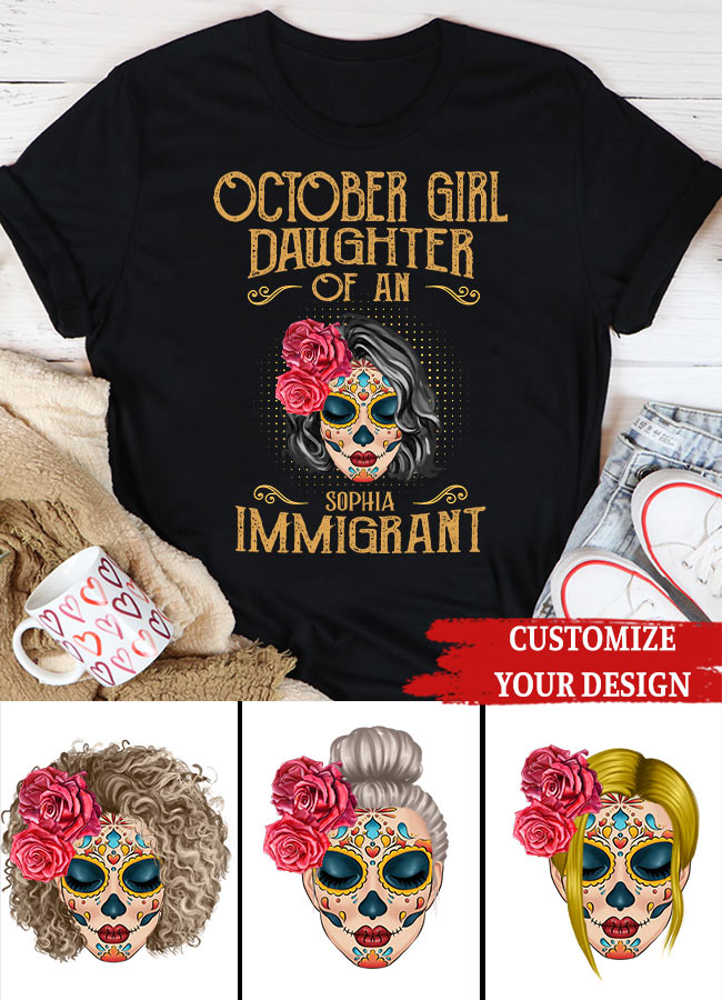 October Birthday Shirt, Custom Birthday Shirt, Queens Born In October, October Birthday Shirts For Woman, October Birthday Gifts