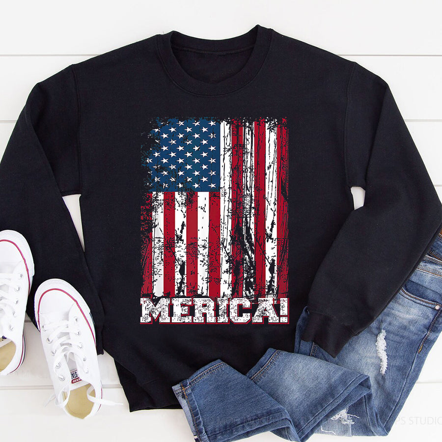 Independence Day Shirt 4th of July Independence Day US American Flag Patriotic T-Shirt