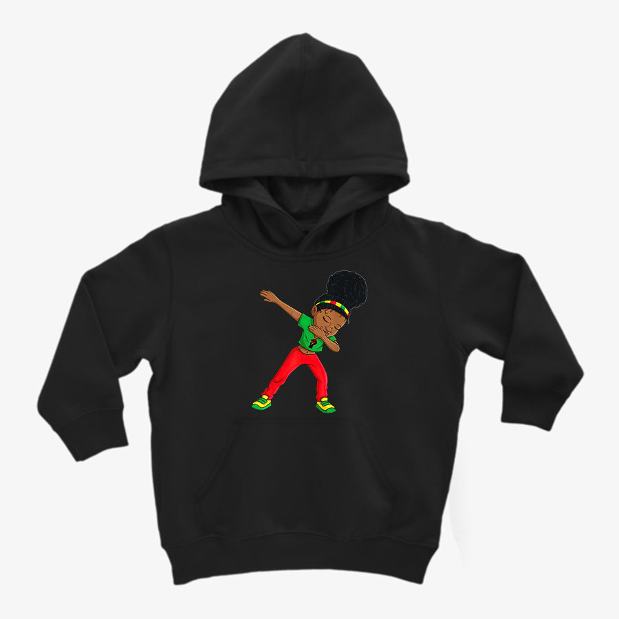 Juneteenth Shirt Juneteenth Dabbing Black Princess Cute Brown Skin Girls Kids T-Shirt