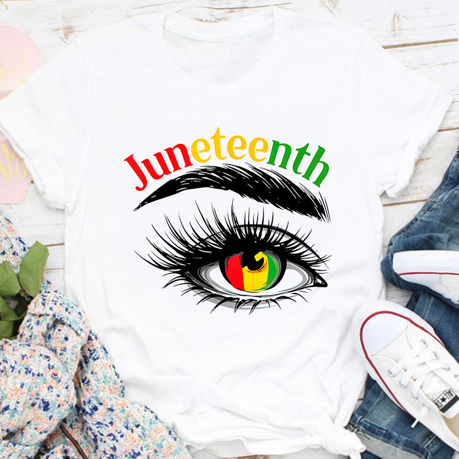 Juneteenth Shirt Juneteenth - African American Women Black History Pride T-Shirt