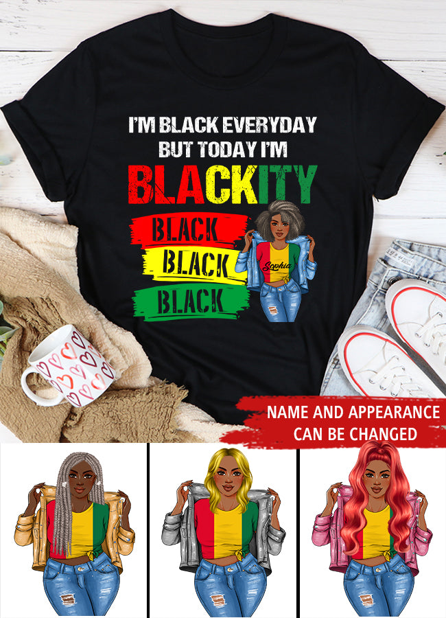 Juneteenth Shirt, Custom Juneteenth Shirt, I'm Blackity Black African American Black Power Juneteenth T-Shirt