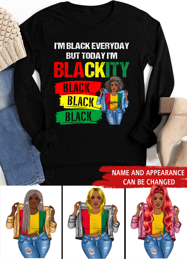 Juneteenth Shirt, Custom Juneteenth Shirt, I'm Blackity Black African American Black Power Juneteenth T-Shirt