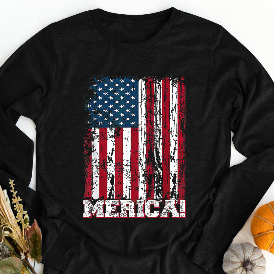 Independence Day Shirt 4th of July Independence Day US American Flag Patriotic T-Shirt