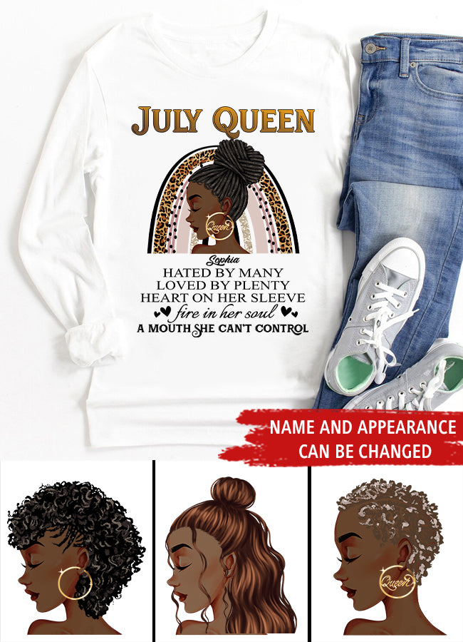 July Birthday Shirt, Custom Birthday Shirt, Queens Born In July, July Birthday Gifts, July Shirts For Woman