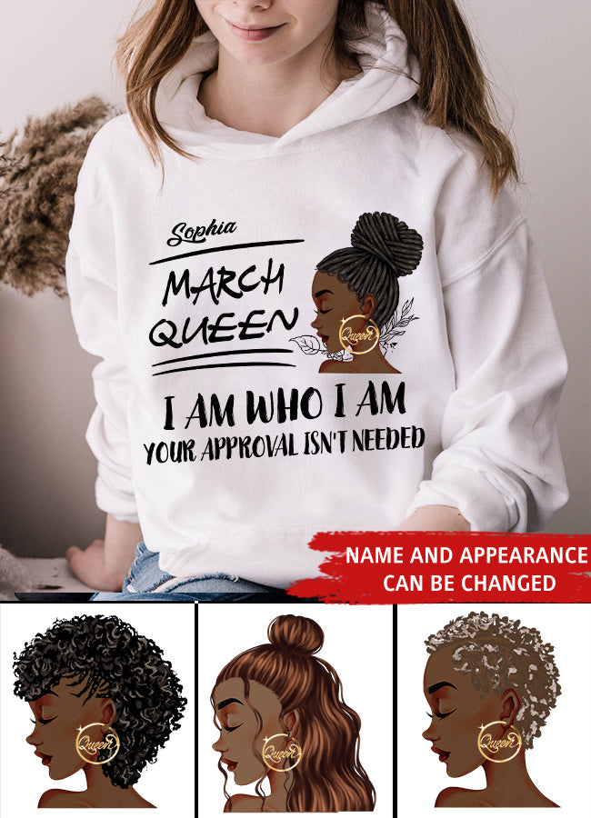 March Birthday Shirt, Custom Birthday Shirt, Queens Born In March, March Birthday Gifts, March shirts for Woman