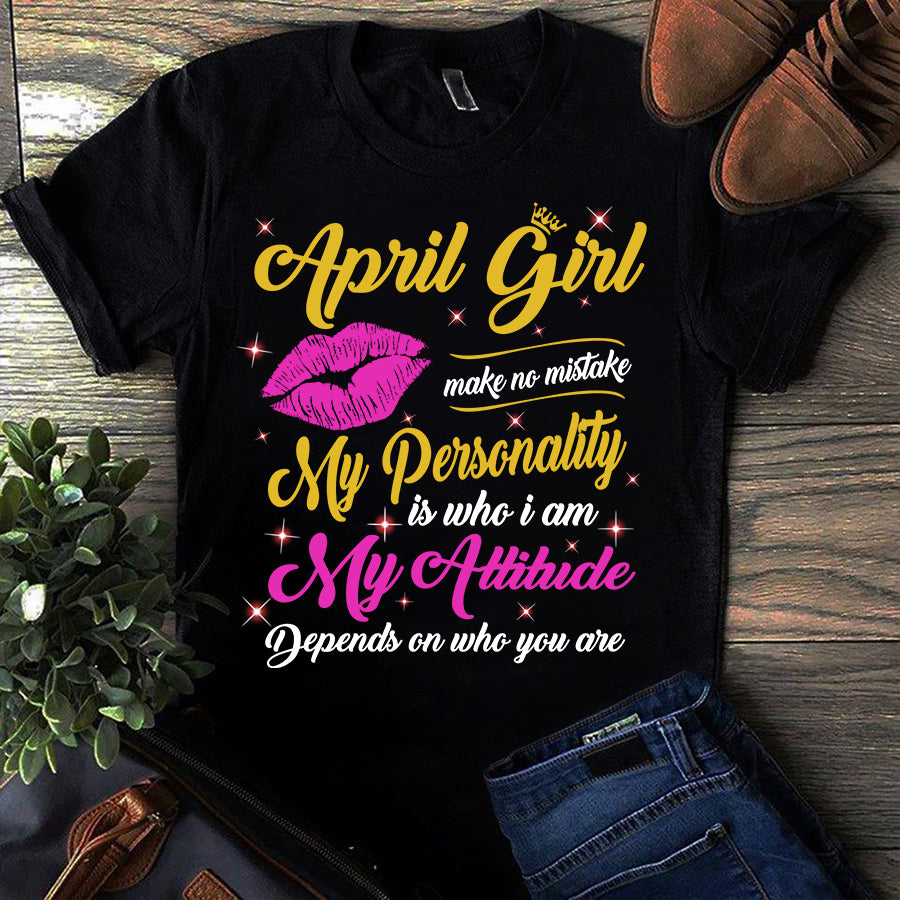 April Birthday Shirt, Birthday Shirt, Queens Born In April, April Birthday Gifts, April Shirts For Woman