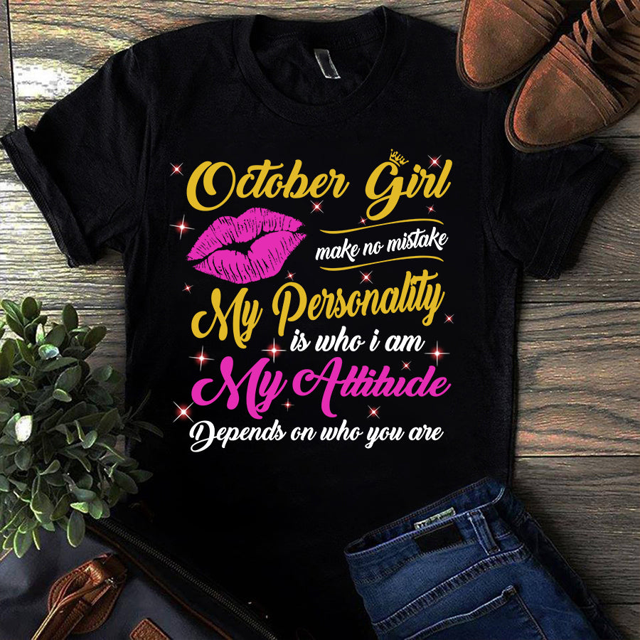 October Birthday Shirt, Birthday Shirt, Queens Born In October, October Birthday Gifts, October Shirts For Woman