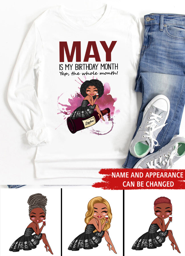 May Birthday Shirt, Custom Birthday Shirt, Queens Born In May, May Birthday Gifts, May Shirts For Woman