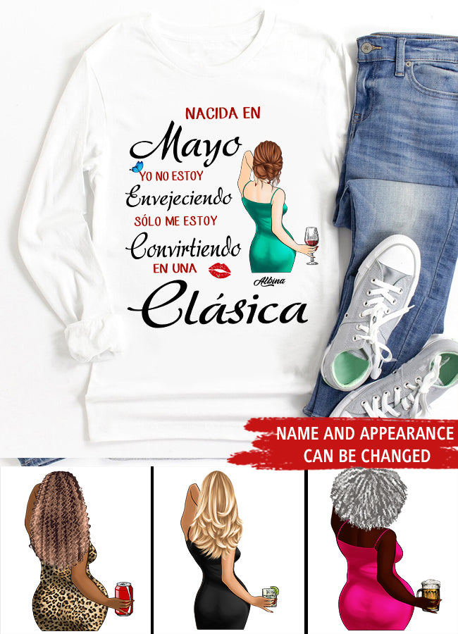 Camisa De Cumpleaños De Mayo, Camisa De Cumpleaños Personalizada, Reinas Nacidas En Mayo, Regalos De Cumpleaños De Mayo, Camisas De Mayo Para Mujeres