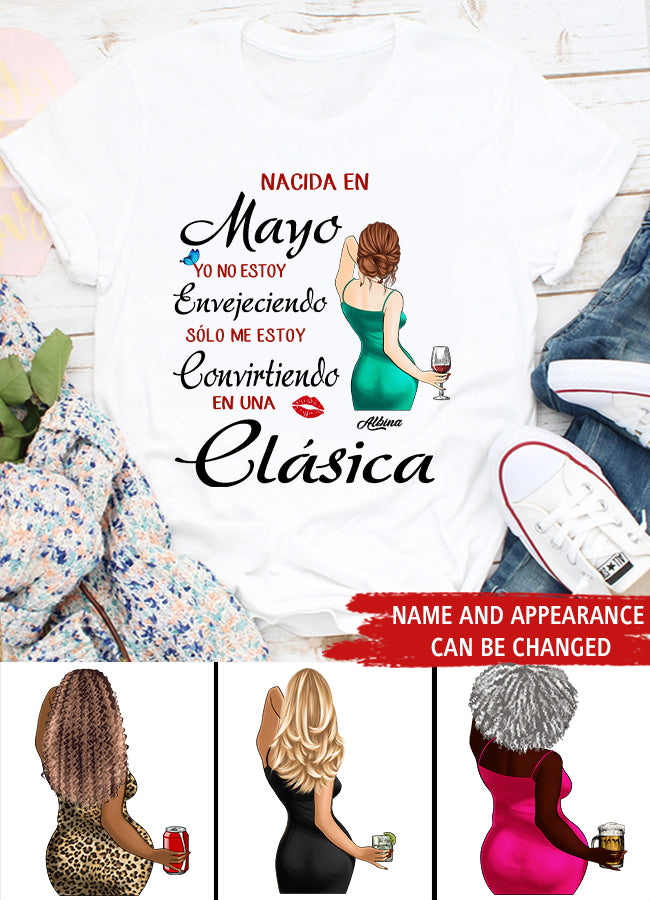 Camisa De Cumpleaños De Mayo, Camisa De Cumpleaños Personalizada, Reinas Nacidas En Mayo, Regalos De Cumpleaños De Mayo, Camisas De Mayo Para Mujeres