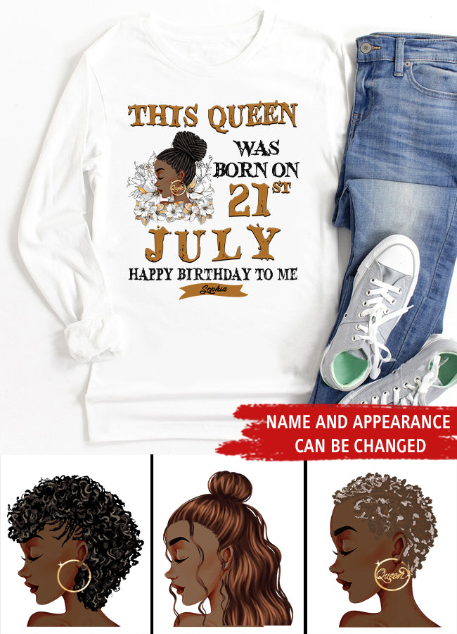July Birthday Shirt, Custom Birthday Shirt, Queens Born In July, July Birthday Gifts, July Shirts For Woman