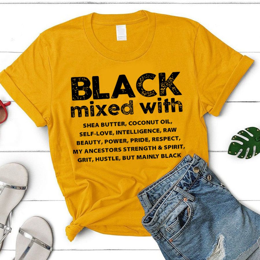 Black Woman Shirt, Melanin Shirts, Black People, Afrocentric Tee, Black is Beautiful, Black Mixed With