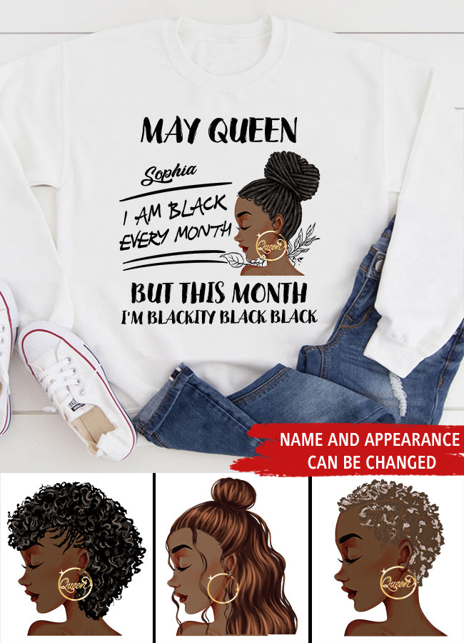 May Birthday Shirt, Custom Birthday Shirt, Queens Born In May, May Birthday Gifts, May Shirts For Woman
