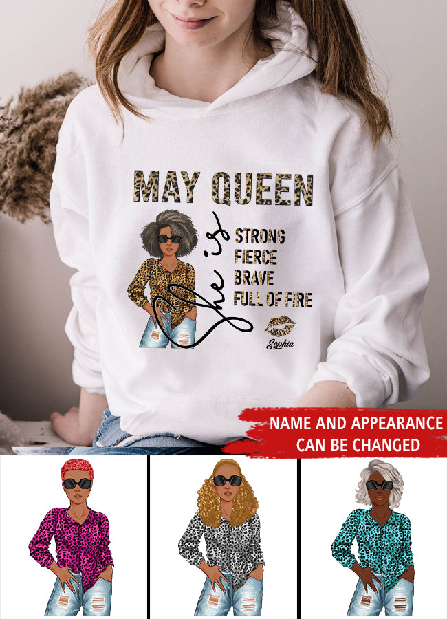 May Birthday Shirt, Custom Birthday Shirt, Queens Born In May, May Birthday Gifts, May Shirts For Woman