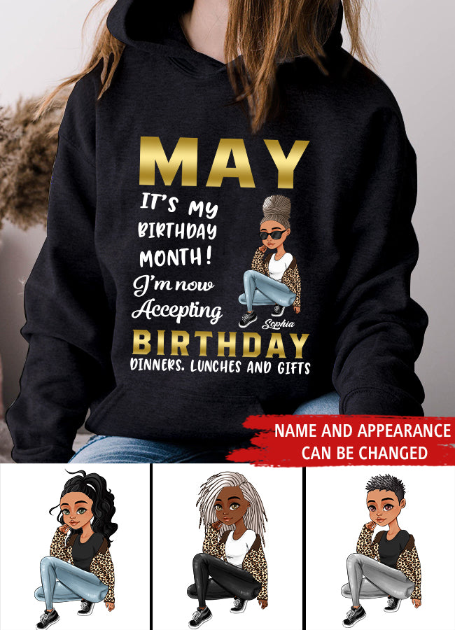 May Birthday Shirt, Custom Birthday Shirt, Queens Born In  May, May Birthday Gifts,  May Birthday Gifts