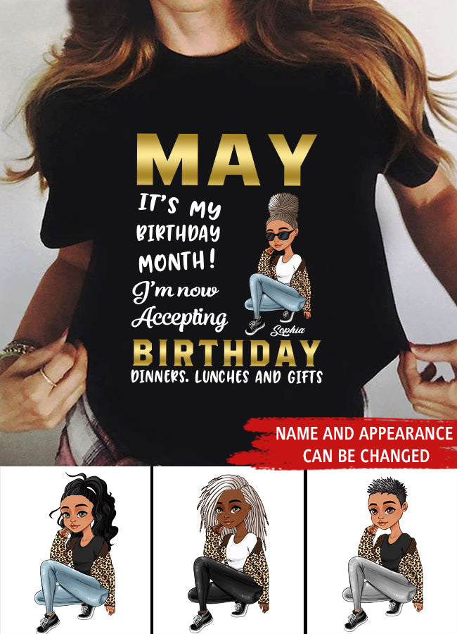 May Birthday Shirt, Custom Birthday Shirt, Queens Born In  May, May Birthday Gifts,  May Birthday Gifts