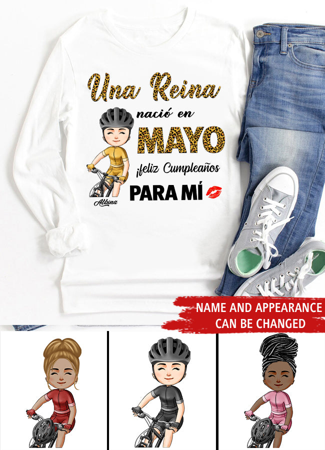 Camisa De Cumpleaños De Mayo, Camisa De Cumpleaños Personalizada, Reinas Nacidas En Mayo, Regalos De Cumpleaños De Mayo, Camisas De Mayo Para Mujeres
