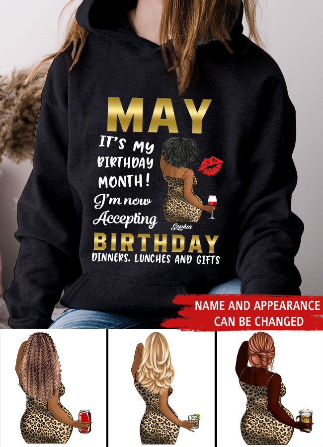 May Birthday Shirt, Custom Birthday Shirt, Queens Born In  May, May Birthday Gifts,  May Birthday Gifts
