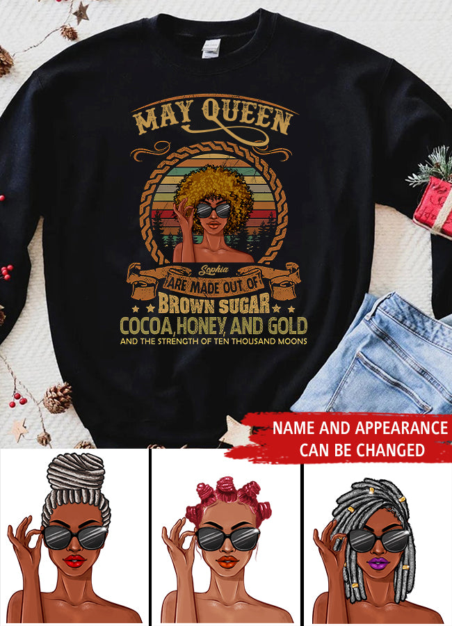 May Birthday Shirt, Custom Birthday Shirt, Queens Born In  May, May Birthday Gifts,  May Birthday Gifts