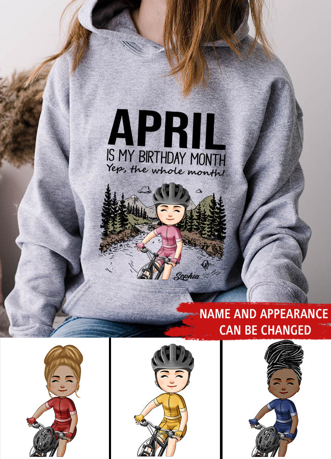 April Birthday Shirt, Custom Birthday Shirt, Queens Born In April, April Birthday Gifts, April shirts for Woman