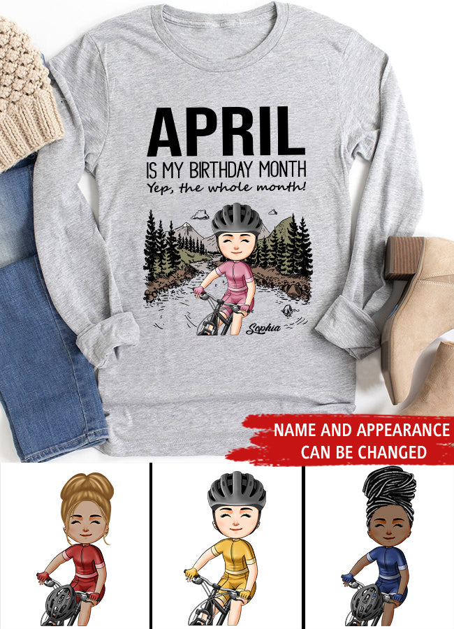 April Birthday Shirt, Custom Birthday Shirt, Queens Born In April, April Birthday Gifts, April shirts for Woman