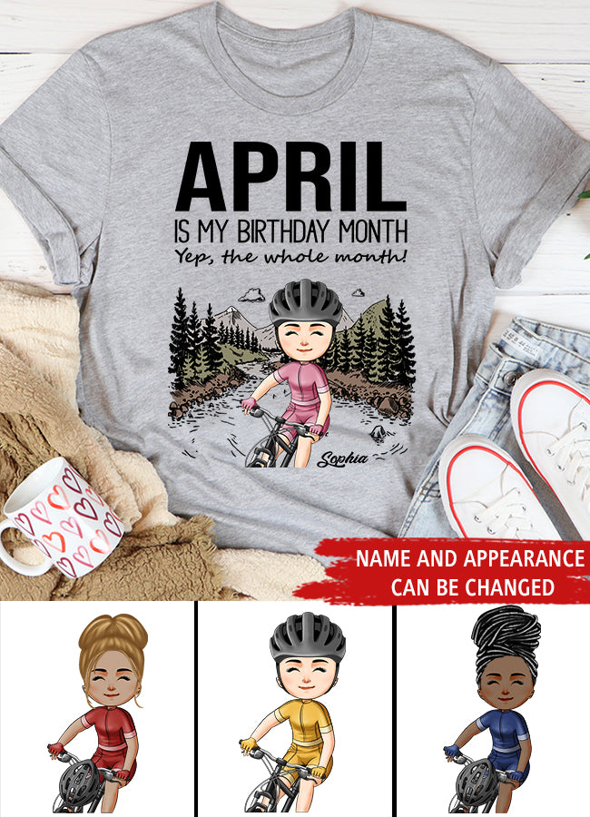 April Birthday Shirt, Custom Birthday Shirt, Queens Born In April, April Birthday Gifts, April shirts for Woman