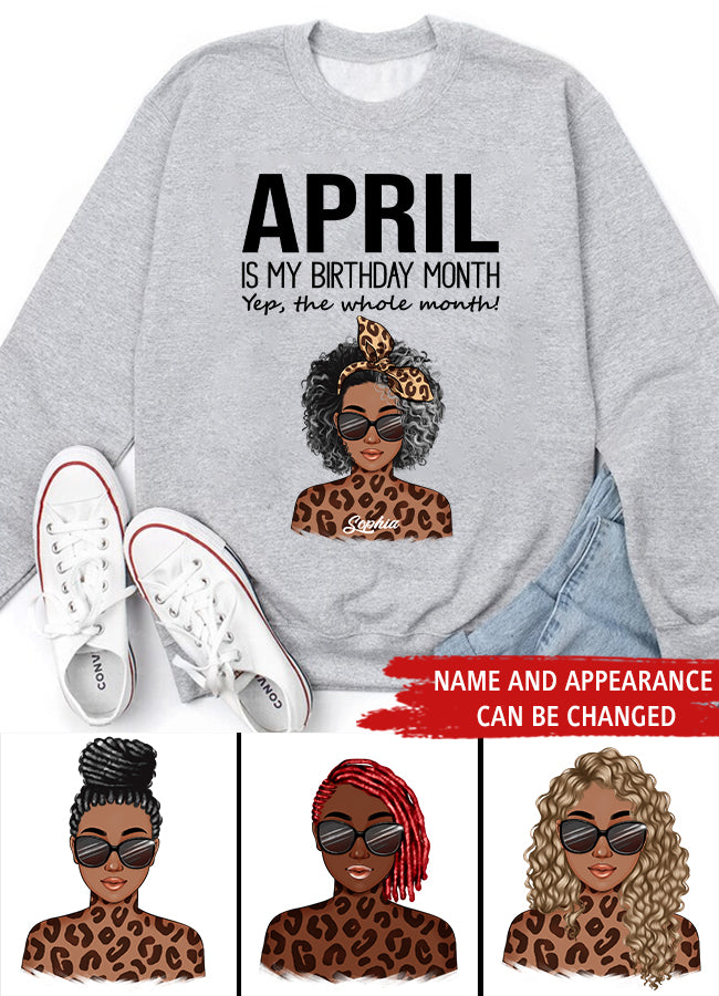 April Birthday Shirt, Custom Birthday Shirt, Queens Born In April, April Birthday Gifts, April shirts for Woman