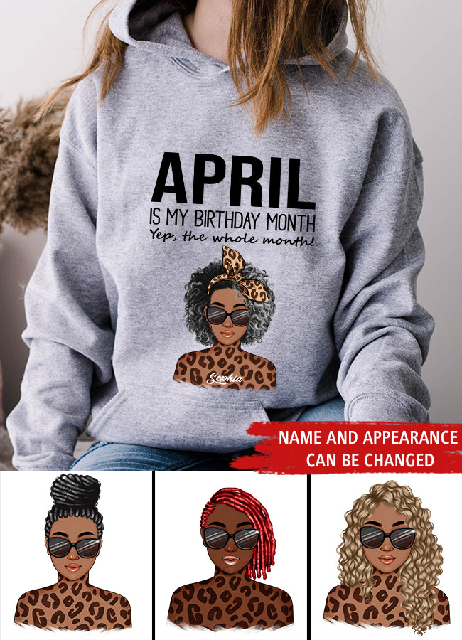 April Birthday Shirt, Custom Birthday Shirt, Queens Born In April, April Birthday Gifts, April shirts for Woman