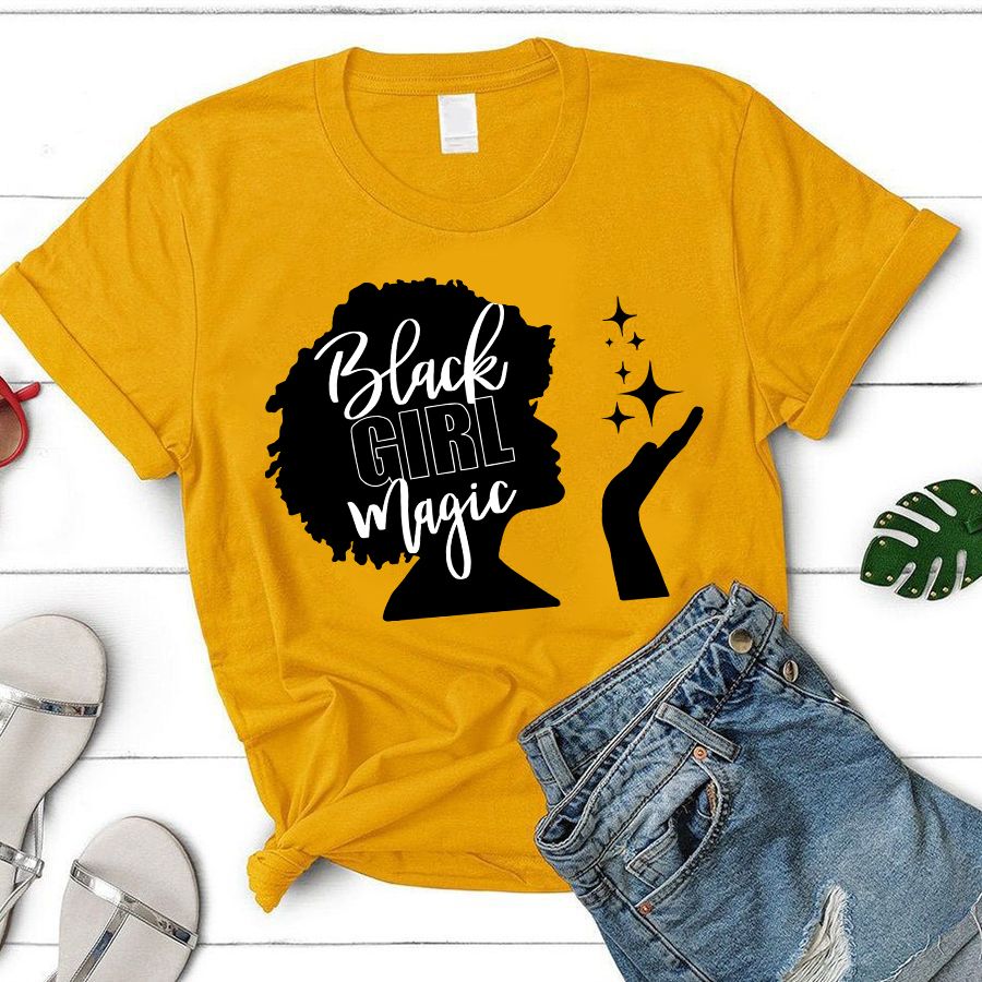 Black Woman Shirt, Black Girl Magic Shirt, Butterfly Shirt, Black Lives Matter, Afro Lady Woman.