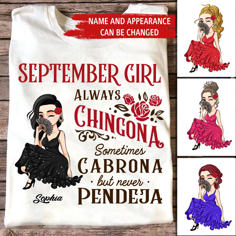 September Birthday Shirt, Custom Birthday Shirt, Queens are Born In September, September Birthday Shirts For Woman, September Birthday Gifts