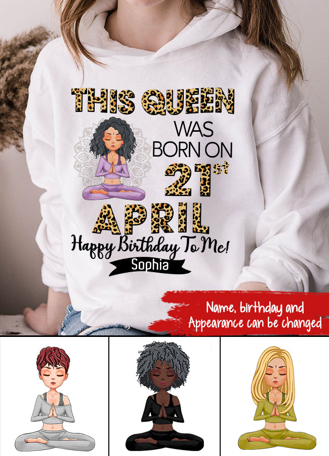 April Birthday Shirt, Custom Birthday Shirt, Queens Born In April, April Birthday Gifts, April Queen shirt, April Birthday Shirts For Woman, Her Birthday Gifts For April