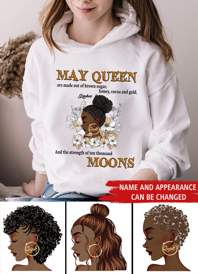 May Birthday Shirt, Custom Birthday Shirt, Queens Born In May, May Birthday Gifts, May Shirts For Woman