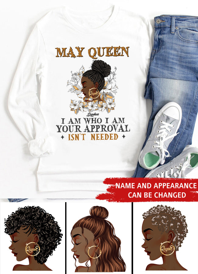 May Birthday Shirt, Custom Birthday Shirt, Queens Born In May, May Birthday Gifts, May shirts for Woman