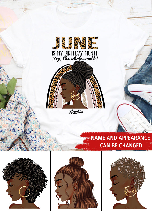 June Birthday Shirt, Custom Birthday Shirt, Queens Born In June, June Birthday Shirts For Woman, June Birthday Gifts