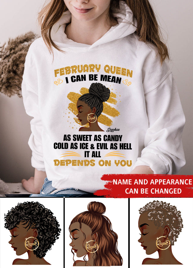 February Birthday Shirt, Custom Birthday Shirt, Queens Born In February, February Birthday Gifts, February shirts for Woman