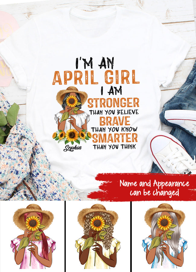 April Birthday Shirt, Custom Birthday Shirt, Queens Born In April, April Birthday Shirts For Woman, April Birthday Gifts