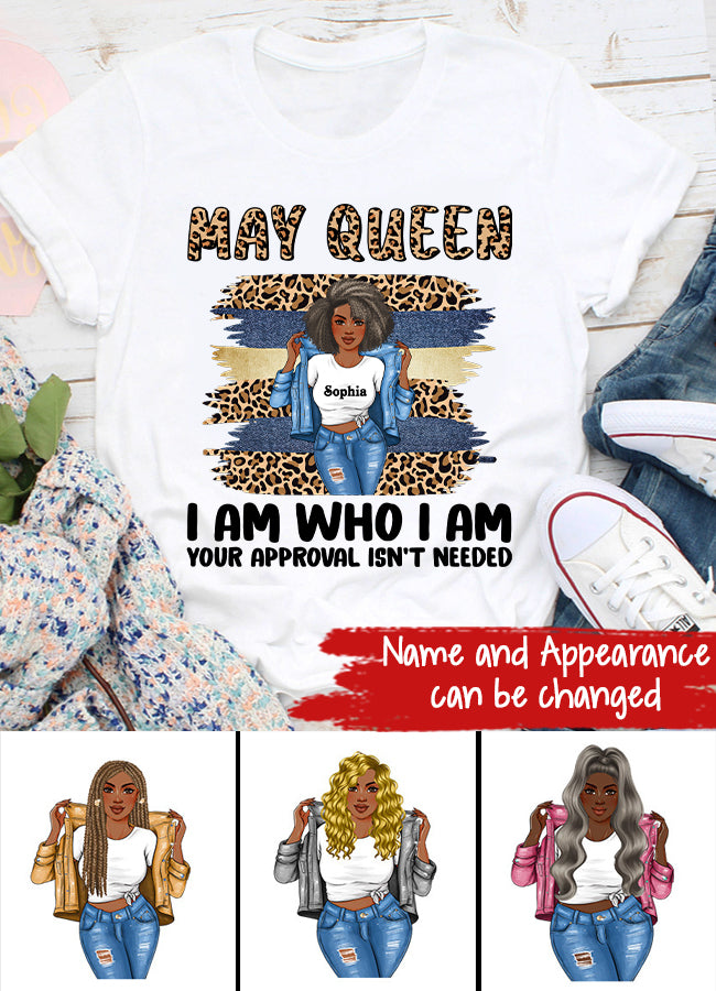 May Birthday Shirt, Custom Birthday Shirt, Queens Born In May, May Birthday Gifts, May shirts for Woman