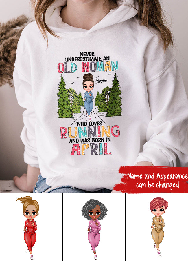 April Birthday Shirt, Custom Birthday Shirt, Queens Born In April, April Birthday Gifts, April Shirts For Woman, Custom Running Shirts, Birthday Running Shirt